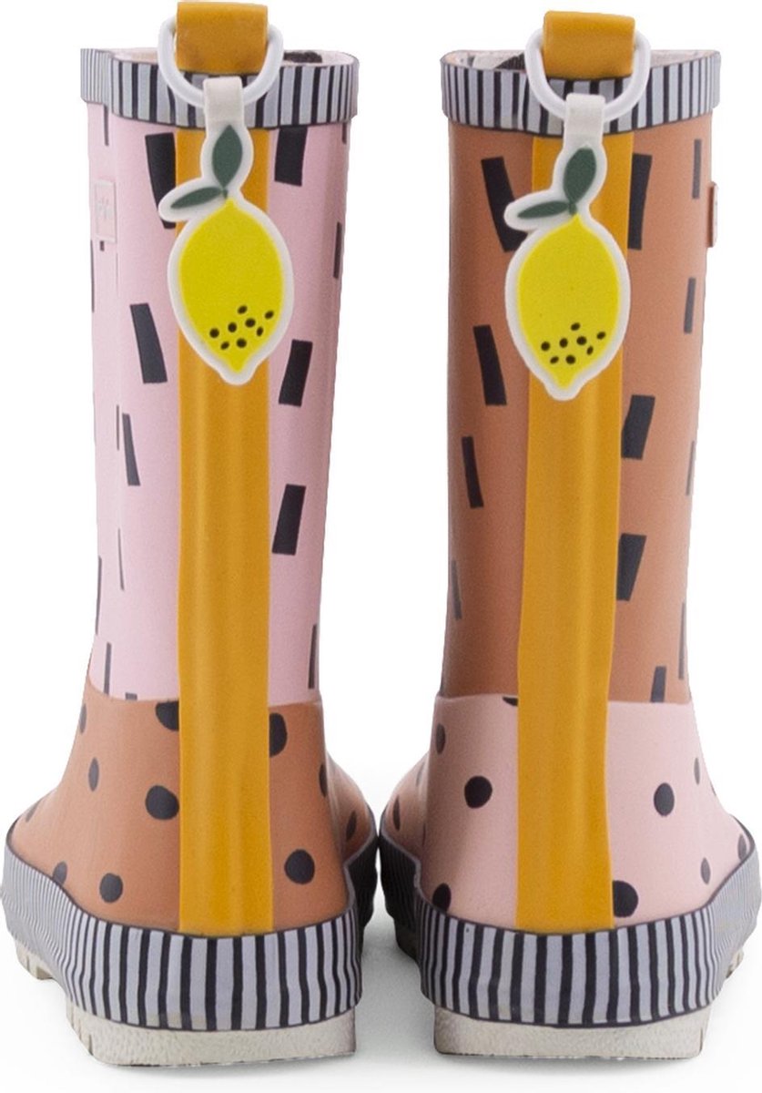 Sticky lemon Rain boots pink + faded orange 32 cadeau