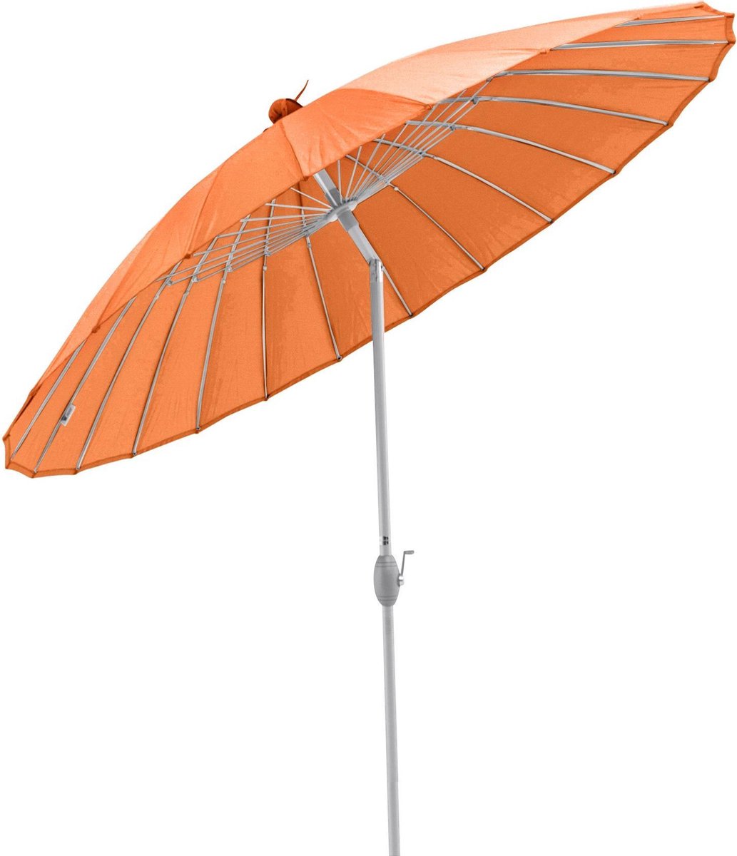 SORARA® Shanghai Parasol - Oranje - Ø260 cm - Kantelbaar.