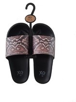 Slippers met slangen print voor dames maat 41