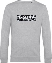 Heren Sweaters met Ballin Est. 2013 Camo Block Sweater Print - Grijs - Maat L