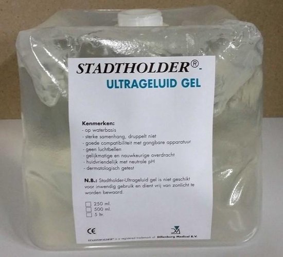 Foto: Ultrageluid gel 5l cubitainer stadtholder ultrasound gel