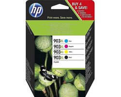 HP 903XL - Inktcartridge - Origineel - Zwart & Kleur