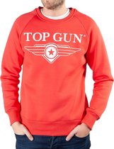 Top Gun Sweatshirt ronde hals "Soft Logo" koraal