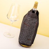 Fisura Wine Cooler Mots croisés 23 X 16 Cm Polyester Zwart
