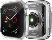 By Qubix - Apple watch 40mm siliconen case (volledig beschermd - zilver)