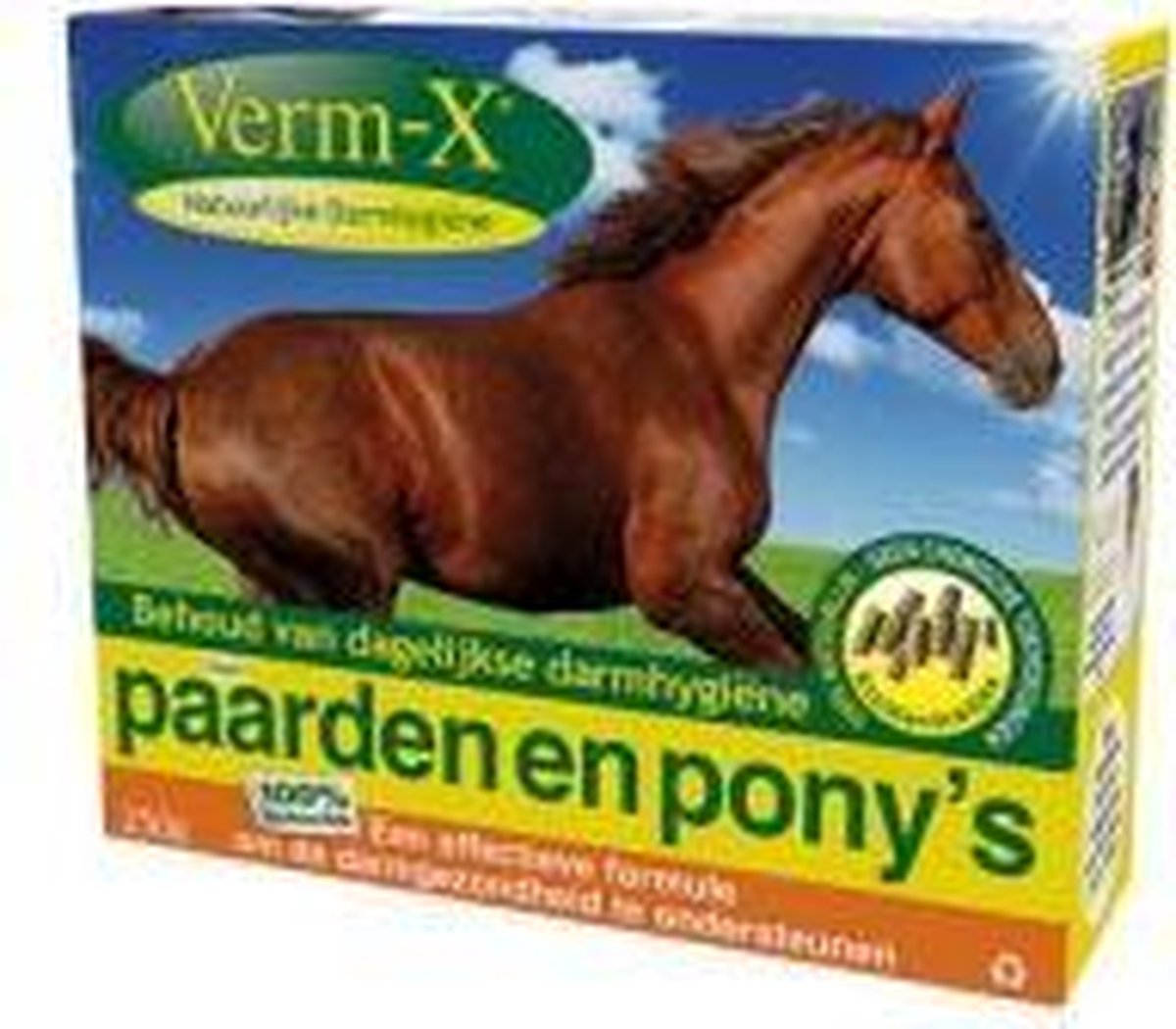 Verm-X paard - Brokjes - 4 kg