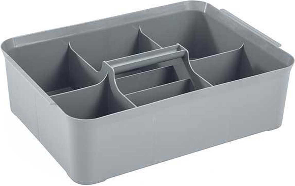 Handy-Plus - Tray - Grijs - 36.6x26.3x10.4cm - Kunststof - (set van 3)