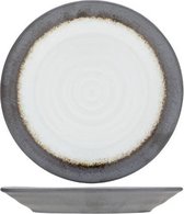Stone - Grijs - Broodbordje - D15cm - Porselein - (set van 6)