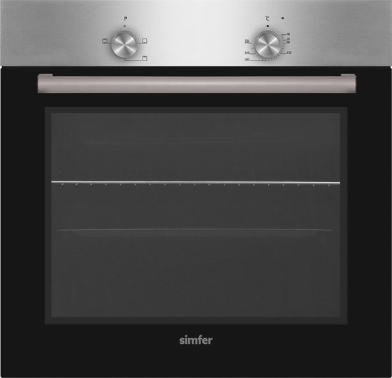 SIMFER SMF-BO6019 Inbouw oven - 60cm - Low-E glass - Gemakkelijk te reinigen - Geëmailleerde binnenkant