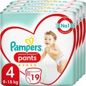 Pampers Premium Protection Pants Luierbroekjes - Maat 4 (9-15 kg) - 76 stuks - Maandbox