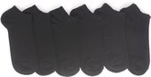 Zwarte enkelsokken - Heren sokken - 6 paar - Enkelsokken - Heren Maat 40-45