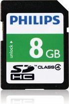 Philips SD-kaart - 8GB - SD Card - Class 4