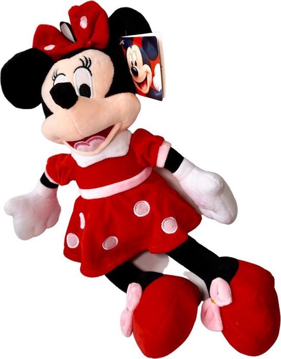 Ruwe slaap kanaal heet Walt Disney Cartoon: Minnie Mouse Knuffel Groot (35 cm) | Pluche |  Speelgoed voor... | bol.com