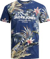 Jack & Jones T-shirt - Jongens - navy/geel/rood