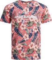 Jack & Jones T-shirt - Jongens - roze/navy/groen