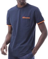 Sun68 Sun68 Knit T-shirt - Mannen - navy - oranje