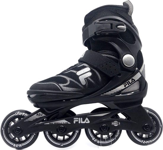 Fila J-ONE Kinder verstelbare inline skates - Black - Maat 32-36  Zwart/Grijs | bol.com