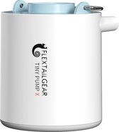 Flextail Gear luchtbed pomp Tiny Pump X - Oplaadbare luchtbedpomp - 400LM lantaarn - 3-in-1 - blauw