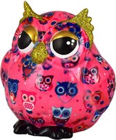 Pomme pidou Uil Olive | Spaarpot | Medium | Mystic Owls Pixiepink