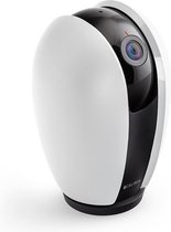 Beveiligingscamera voor binnen - Huisdiercamera - Wifi - Pan Tilt - 1080P - Beweeg en Geluidsdetectie - Nachtzicht - Werkt met App - Wit en Grijs (HWC201PT)