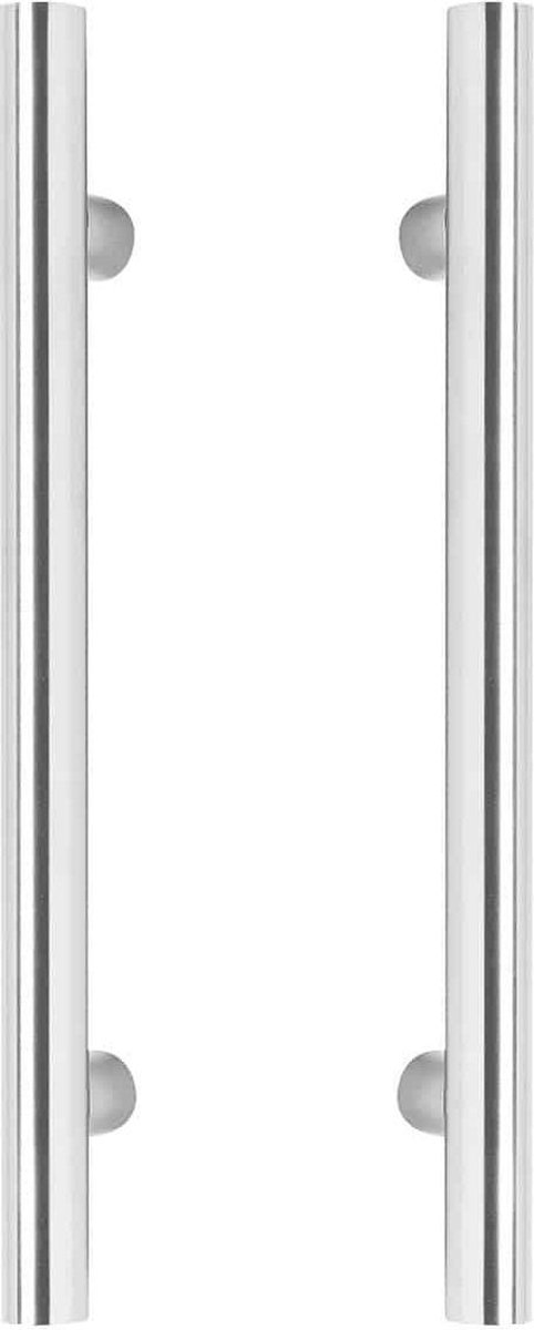 Intersteel Deurgrepen set T-vorm ø 25 mm - 800 mm rvs geborsteld