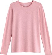 Coolibar - UV Shirt voor dames - Longsleeve - Morada - Licht Roze - maat XL
