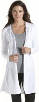 Coolibar UV vest Dames - Wit - Maat 44