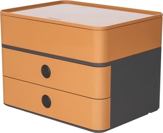 Smart-box plus Han Allison – 2 lades en box, caramel bruin