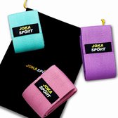 Joka Sport Resistance Bands - Fitness Elastiek - Set van 3