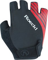 Roeckl Naturns Fietshandschoenen Zomer Unisex Zwart Rood - Black Red-7