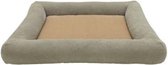 Orthopedisch hondenkussen "Bruin/beige" (110*90*17) - orthopedische hondenmand - orthopedisch hondenbed 120 - orthopedisch