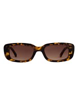 Rectangular sunglasses brown