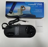 Avalon 4 in 1 oplaadstation - Apple en Android - Draadloze oplader - Draadloze oplader - Telefoonoplader