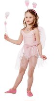 Vlinder vleugels roze met rokje voor kind