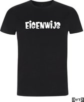 T-shirt | Karaktereigenschappen | Eigenwijs05 - Wit, XL, Heren