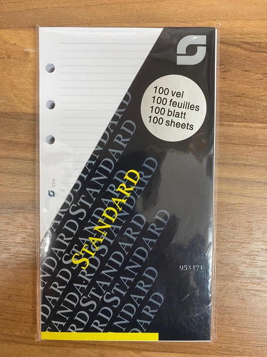 Aanvulling A5 Notitiepapier Voor O.a. Succes, Filofax Planners 100 Pag 120g M2 Dotted Gelinieerd Wit Combi Papier