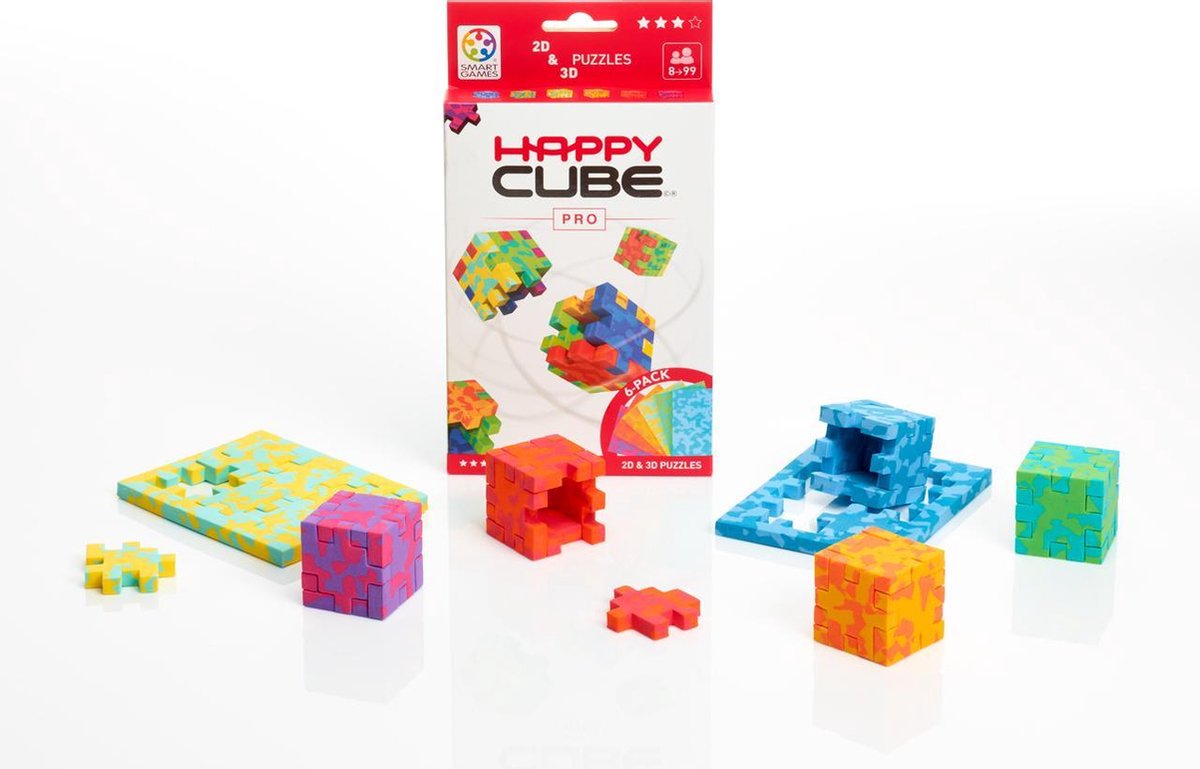 SmartGames - Happy Cube Pro - 6 puzzels - 3D — afbeelding 12