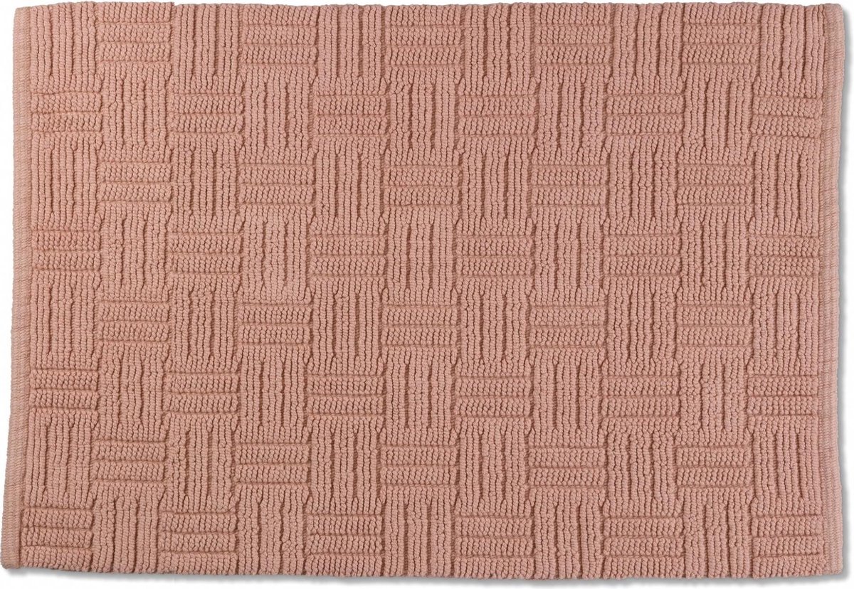 Badmat, Middel, Zalm Rood - Kela | Leana