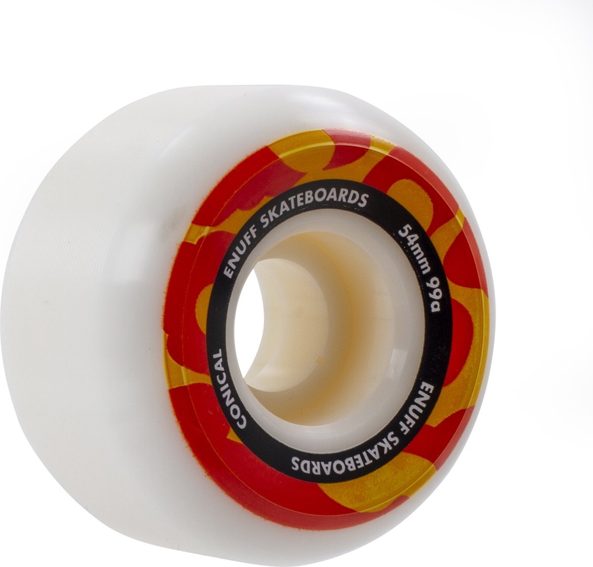 Enuff Conical skateboard wielen 54mm Wit