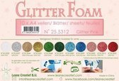 LeCrea - Glitter foam 10 vel A4 - roze 25.5312