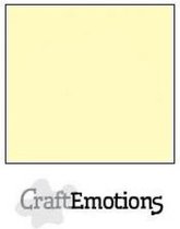 CraftEmotions linnenkarton | 10 vel | lichtgeel