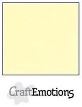 CraftEmotions linnenkarton 10 vel geel 30,5x30,5cm / LC-32