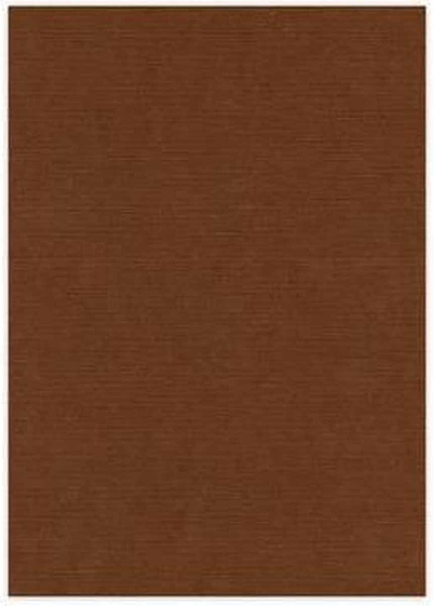 Linnenkarton - A4 - Chocoladebruin