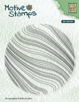 TXCS014 Texture Clear Stamps Waves - Nellie Snellen stempel golven - Motive stamps rond
