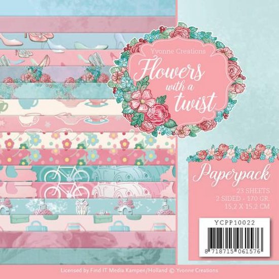 Paperpack Yvonne Creations Flowers with a Twist