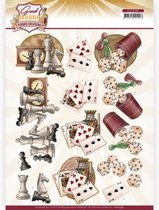 Games Good Old Days 3D Cutting Sheet by Yvonne Creations 10 stuks