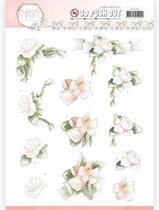 3D Pushout - Precious Marieke - Flowers in Pastels - Believe in Pink