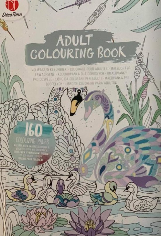 Adult Colouring Book Deco Time Kleurboek voor volwassenen