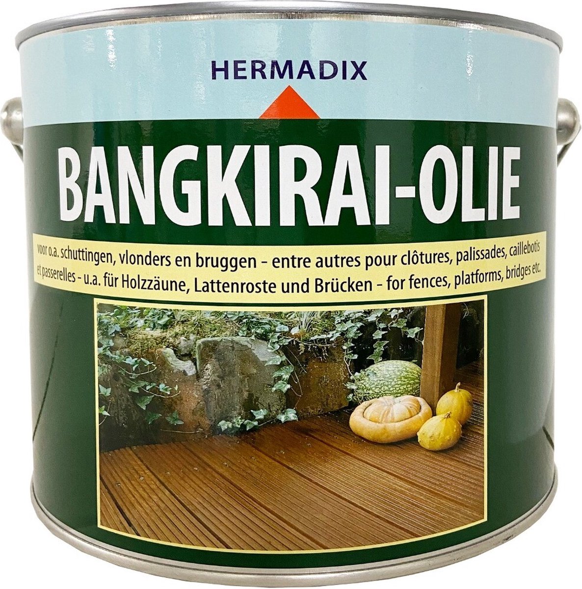 Hermadix Bangkirai-Olie - 2,5 liter - Hermadix