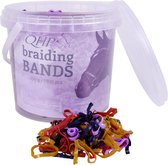 Rubber braiding bands wide